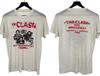1981 Группа The Clash На гастролях Двусторонняя футболка Полный размер S-5XL
