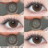 FUNSACHY 1 пара больших цветных контактных линз для глаз, модная косметика, ежегодный макияж глаз, мягкие линзы, натуральные цветные линзы для глаз, коричневые серые линзы