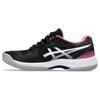 Gel-Court Hunter 3 Comfortable Shock Absorbing Durable Low-Top Badminton Shoes Women Sneaker Black White 1072A090-001
