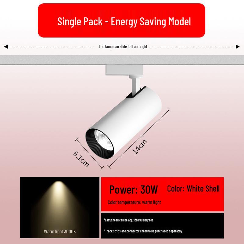 Full Spectrum Recessed Magnetic Track Spot Light for Commercial and Residential Use