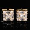 High-End Zircon Cufflink Men Luxury Jewelry Shirts Cuff Link
