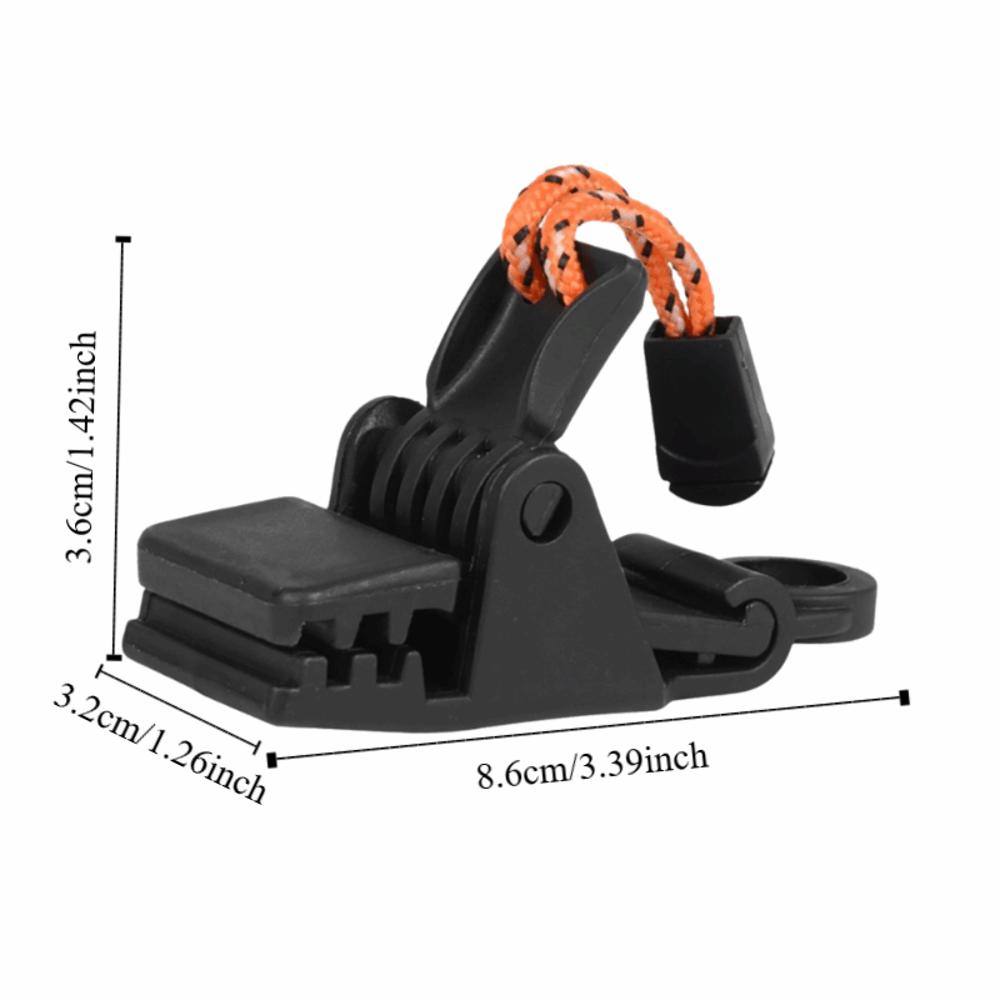 4 Pcs Nylon Tent Clip Heavy Duty Windproof Clamps Durable Awning Clamp  Caravan Canopies