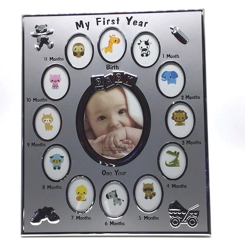 Baby Art Storage Holder Photo Frame First Birthday Nursery Decorations for Newborn Home Decor