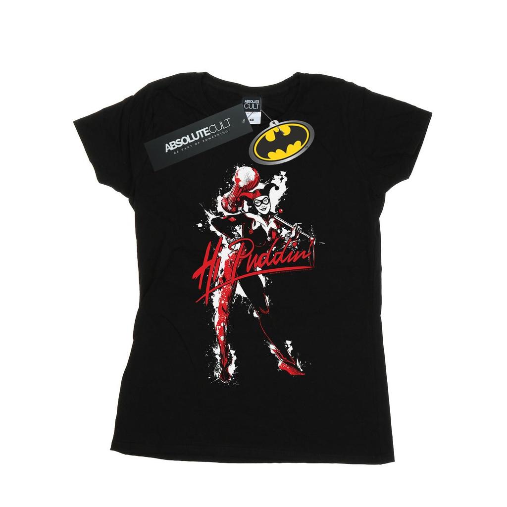 DC Comics Womens/Ladies Harley Quinn Hi Puddin Cotton T-Shirt