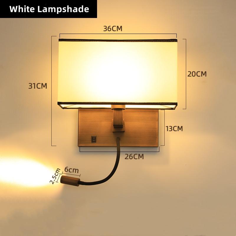 Современный светодиодный настенный светильник с 3 Вт прожектором E27, скандинавское внутреннее настенное бра, освещение для спальни, прикроватные светильники для домашнего декора
