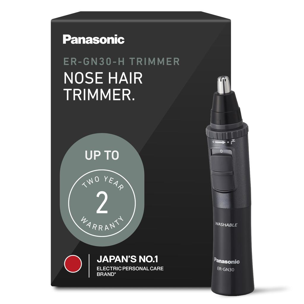 Триммер для мужских ушей и носа Panasonic, для влажного/сухого использования, гипоаллергенный, лезвие с двойной кромкой - ER-GN30-H