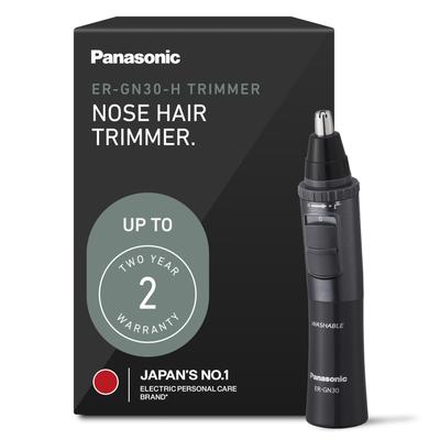 Триммер для мужских ушей и носа Panasonic, для влажного/сухого использования, гипоаллергенный, лезвие с двойной кромкой - ER-GN30-H
