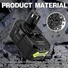Applies to 2024 18V 6.0Ah P108 Battery Replacement for Ryobi 18 Volt Battery Lithium P102 P103 P104 P105 P107 P109 P122,Battery for Ryobi ONE+ Cordles