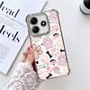 Dog Footprint Paw Cute Pattern Plating Phone Case For Xiaomi Redmi Note 14 15 Pro Plus 13 12 11 11S 11T 10 9S 9 5G Anti-Fall Air