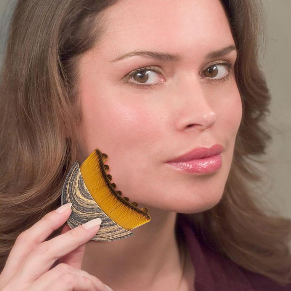 Портативная контурная кисть для лица для лимфодренажа, уменьшения подбородка и отечности, многофункциональная