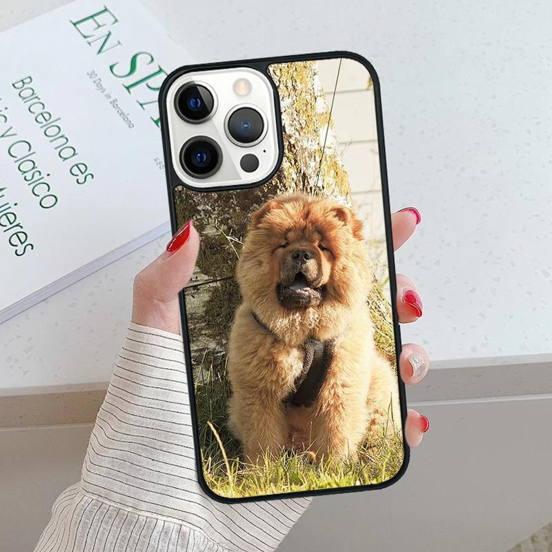 CHOW CHOW dog Art Print Phone Case For iPhone 17 Air 15 16 16e 14 13 Pro Max Coque 12 11 Pro Max PLUS fundas cover
