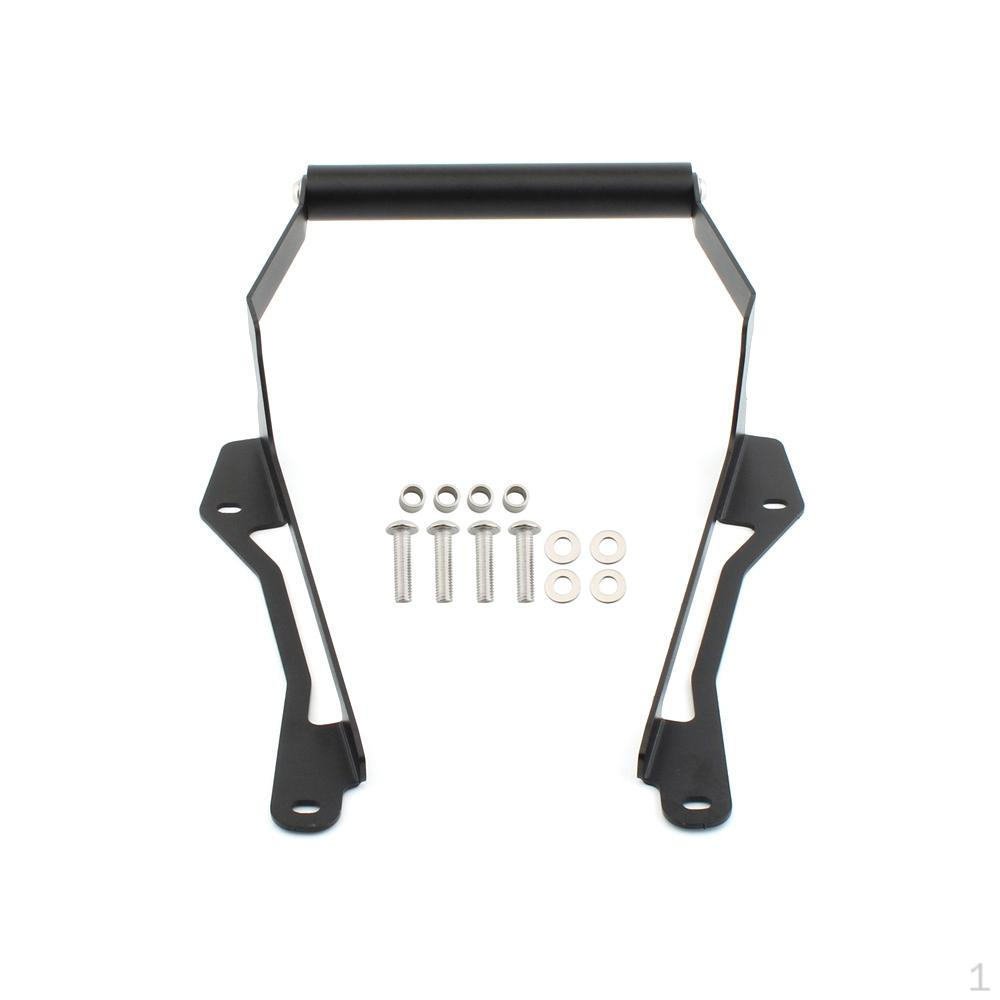 3 Pieces Motorcycle Navigation Bracket Phone Stand Crossbar Assembly Iron Material Easy