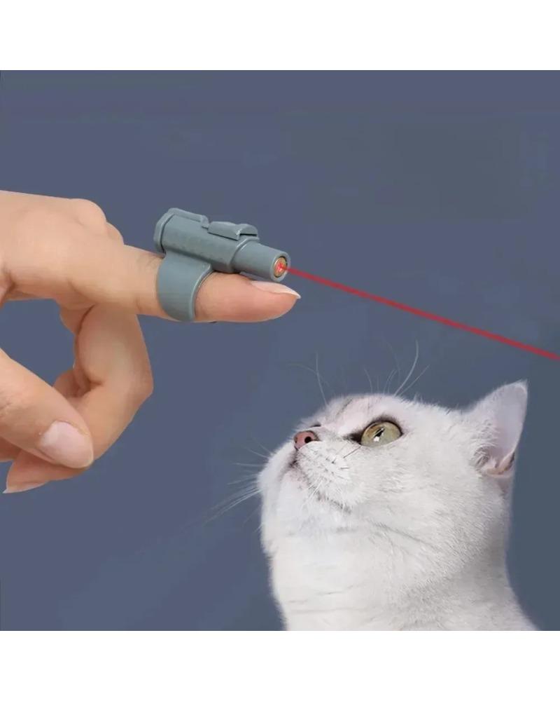 Mini Laser Cat Toy Portable Interactive Finger Sleeve Design for Cats Endless Fun Playtime cats cat toy cat toys interactive