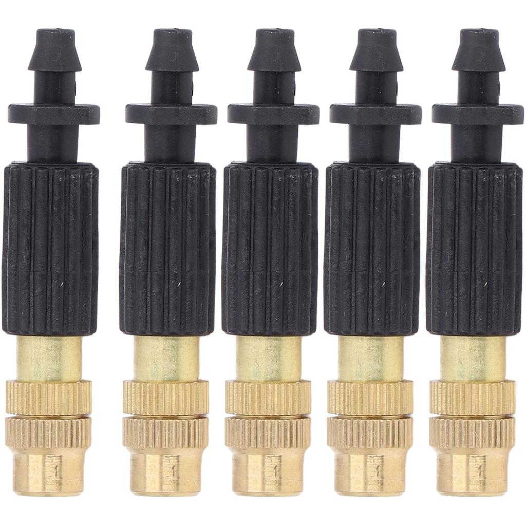 10 шт. Распылительная форсунка Латунь Пластик Микро Распылительная головка для полива сада