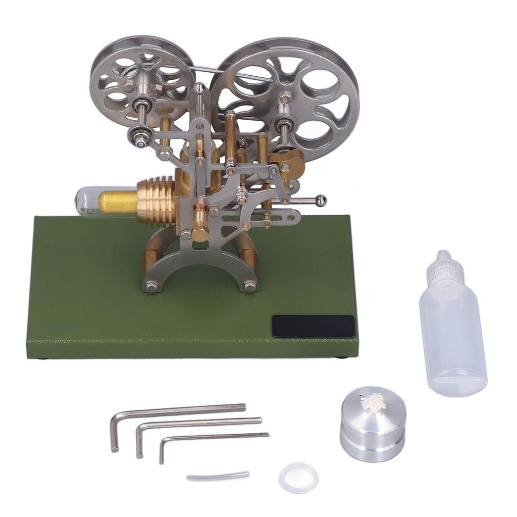 Ретро-двигатель Стирлинга Модель двигателя внешнего сгорания Научная обучающая игрушка для украшения