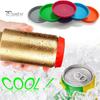 2Pcs Bottle Cover Reusable Silicone Can Lid Cover Leak-Proof Soda Beer Bottle Stoppers for Home Refrigerator