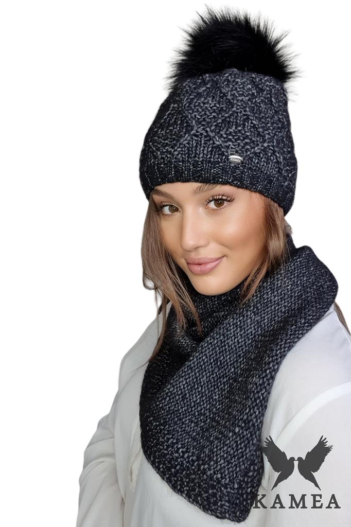 Frezja-Women' Winter Merino Wool Set Color Black