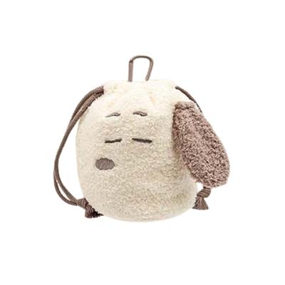 Сумка-мешок Marimo Craft Snoopy с пушистой мордочкой, Мягко спит, Прибл.. Ш145xВ145xГ85мм (SPCQ-519)