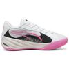 Puma All-Pro Nitro Poison Pink Unisex Sneakers White 309689-01