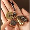 Брелок Pixiu Cinnabar Brass с подвеской в виде знака зодиака и пяти императорских монет