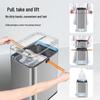 Jieanhui Smart Induction Trash Box с крышкой для ванной комнаты, кухни и гостиной - Автоматическая упаковка