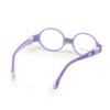Детские оптические очки Размер 38 с носоупором Без винтов Гибкая детская оправа Подростковые Силиконовые Безопасные Гибкие