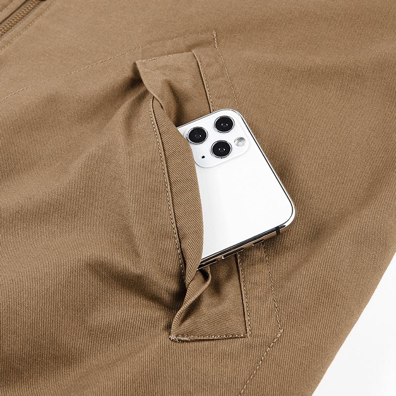 Мужская зимняя теплая куртка-пилот высокого класса из плюша, пальто из овечьего флиса, рабочая одежда из хлопка