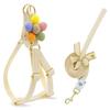 Pet Pop Harness Dog Chest Strap H Harness Leash Set, Off White