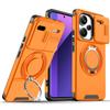 Магнитное Металлическое Кольцо-Подставка Бронированный Чехол Для Xiaomi Redmi Note 13 Pro Plus 5G Раздвижное Окно Защита Камеры Чехол-Оболочка Для Телефона