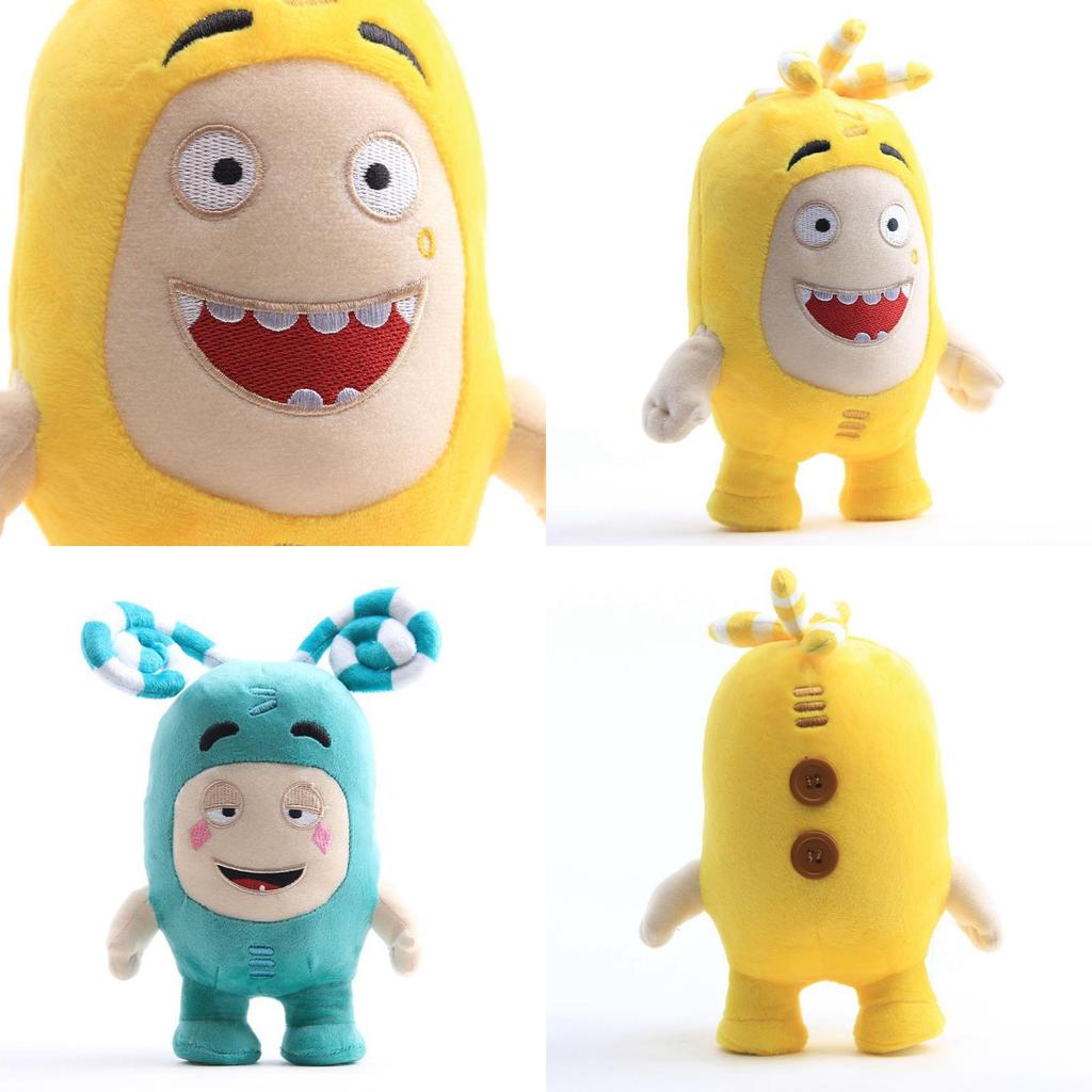 Lovable Oddbods 23cm Plush Soft Cuddly Toy Newt Bubbles Pogo Zee Jeff Fuse Slick Perfect Gift