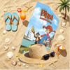 Pippi Longstocking Print Beach Towel, Versatile Lightweight Absorbent Beach Towel for Pool Surf Yoga Bathroom, Perfect Birthday Holiday Gift