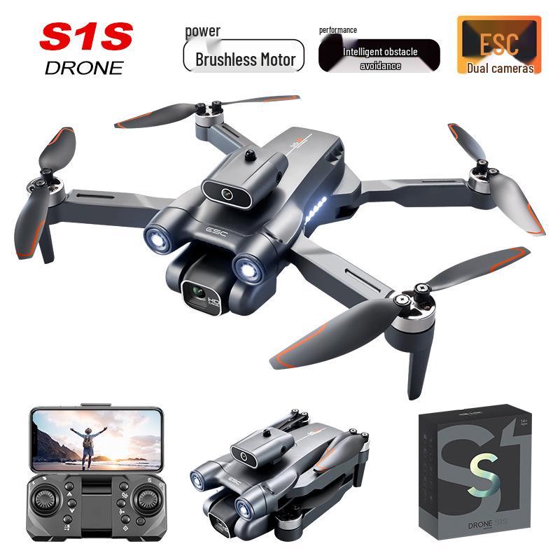CrossS1S Brushless Drone with Obstacle Avoidance, Dual Cameras, Electronic Fence, Optical Flow, and Remote Control for Aerial Photography