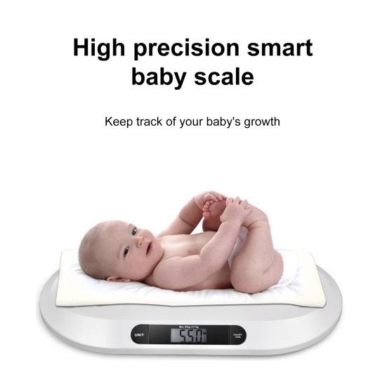 Цифровые детские весы с ЖК-дисплеем, точные детские весы до 20 кг, регулируемые