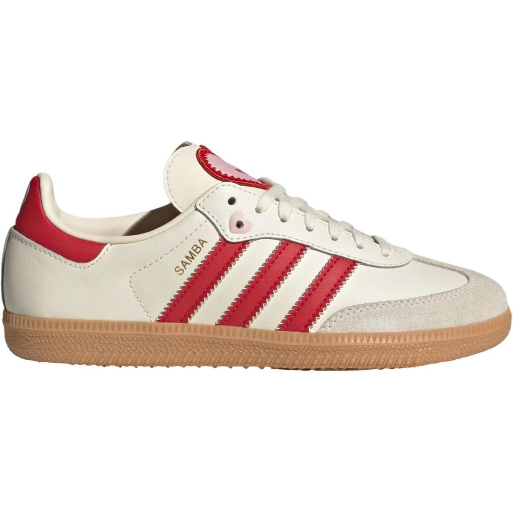 adidas Samba OG День святого Валентина Кремово-белый Алый (2026) (GS)
