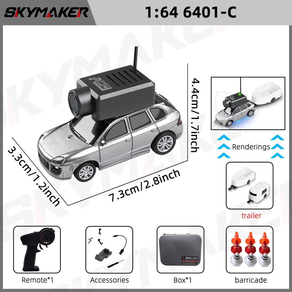 Мини-машинка Wltoys Mini FPV с управлением через приложение, 1:Миниатюрная радиоуправляемая машинка с камерой, 64 светодиодами и подсветкой, 2,4 ГГц, игрушка для мальчиков, подарок.