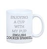 Cocker Spaniel Angielski -Kubek Ze Zdjęciem I Napisem Geometryczny Pies Art-Dog
