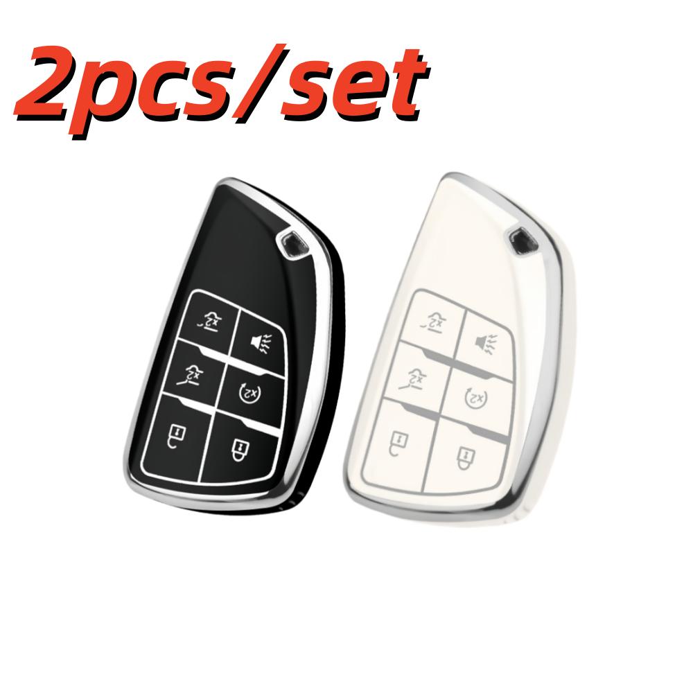 2 шт. Чехлы для корпуса автомобильного ключа для Buick Envision S Plus Avenir Для Chevrolet Tahoe Suburban Для GMC Yukon