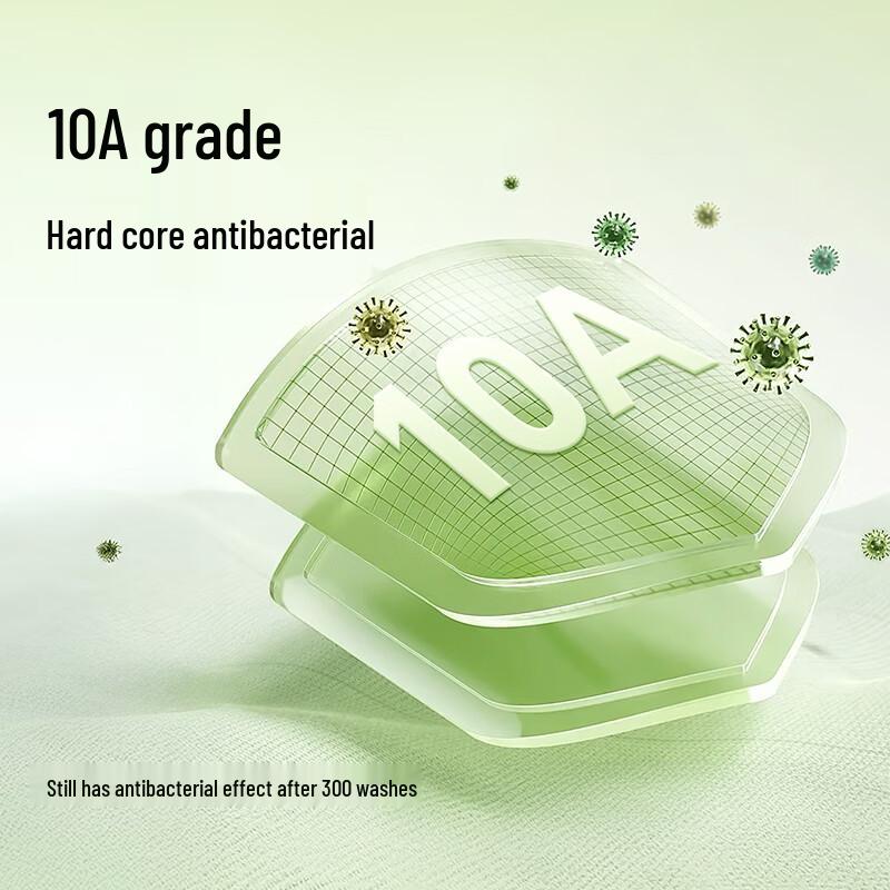 Freego Men's 10A Antibacterial Class A Pure Cotton Boxer Briefs - 4-Pack