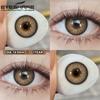Eyeshare Colored Contact Lenses Brown Comfortable Fashion Contact Lenses Green Natural Colored Contact Lenses Blue Annual Cosmetic Lenses 1 Pair