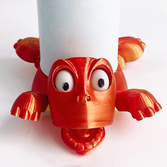 Подставки под стаканы в виде черепахи, напечатанные на 3D-принтере, забавные измельченные подставки под стаканы для напитков, очаровательная чашка в виде черепахи