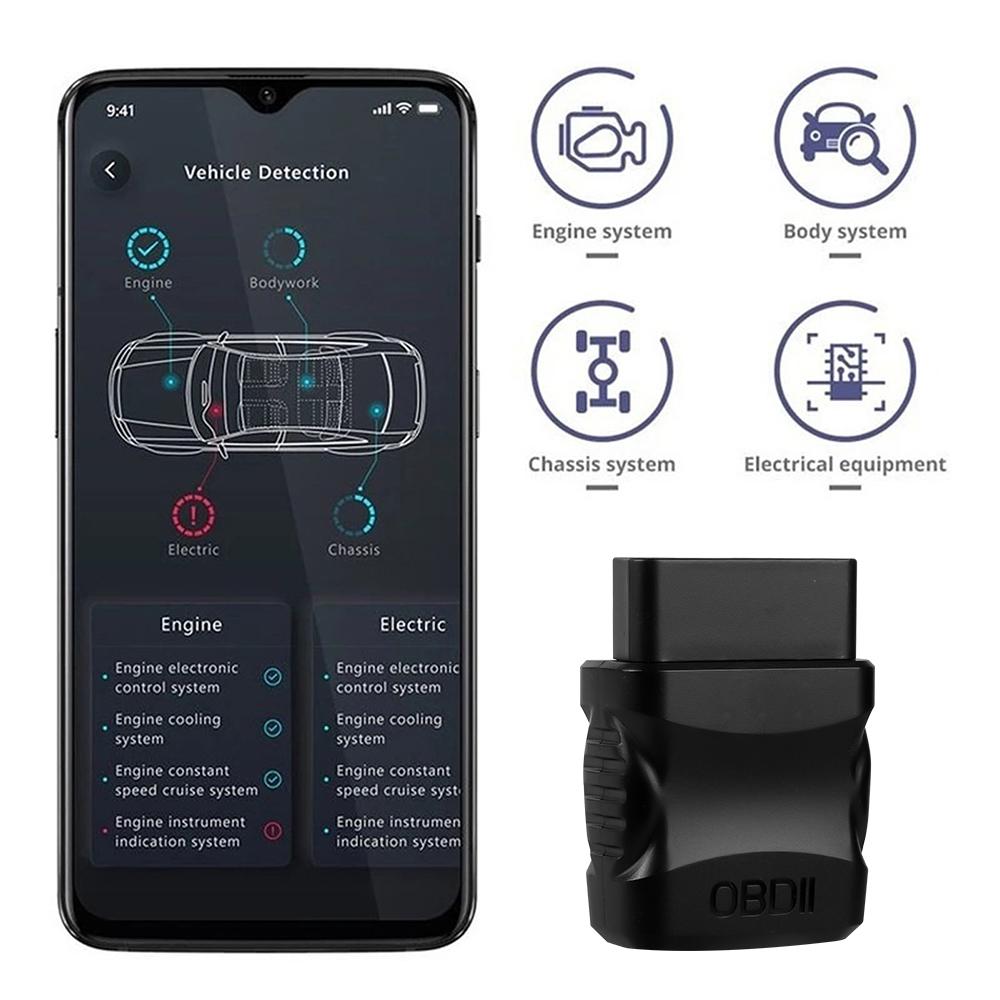 Для IOS/Android ELM327 V2.1 считыватель кодов неисправностей двигателя автомобиля OBD2 сканер Bluetooth 4.2 автомобильный диагностический сканер EOBD считыватель кодов неисправностей