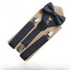 Children's Y-Shape Elastic 3-Clip Bow Tie and Suspenders Set - 2.5CM, for Boys and Girls