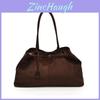 Solid Color Large Capacity Women Casual Suede Tote Bag For Women For Commuting