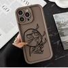 Интересный Чехол для Телефона с Мультяшными Персонажами для iPhone Apple 17 AIR 16 16E 11 12 13 14 15 XR Plus Pro Max Чехол Ударопрочный Чехол