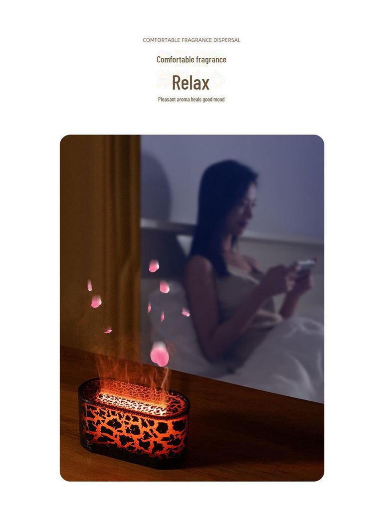 USB Aromatherapy Diffuser: Creative Cross-Border Humidifier with Colorful Light & Essential Oil Compatibility