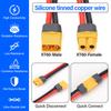 12AWG XT60 Male Turn Female Домашняя батарея для хранения энергии Солнечная панель Перезаряжаемая батарея Соединительный кабель 6 м Подходит для автомобилей RV