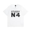 Short Sleeve T-Shirt Couples Street Style Letter Print Loose Fit Breathable Top