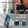 For Samsung Galaxy A53 5G Case JEEHOOD J09 RFID Blocking Card Holder Leather Back Phone Cover Magnetic Case