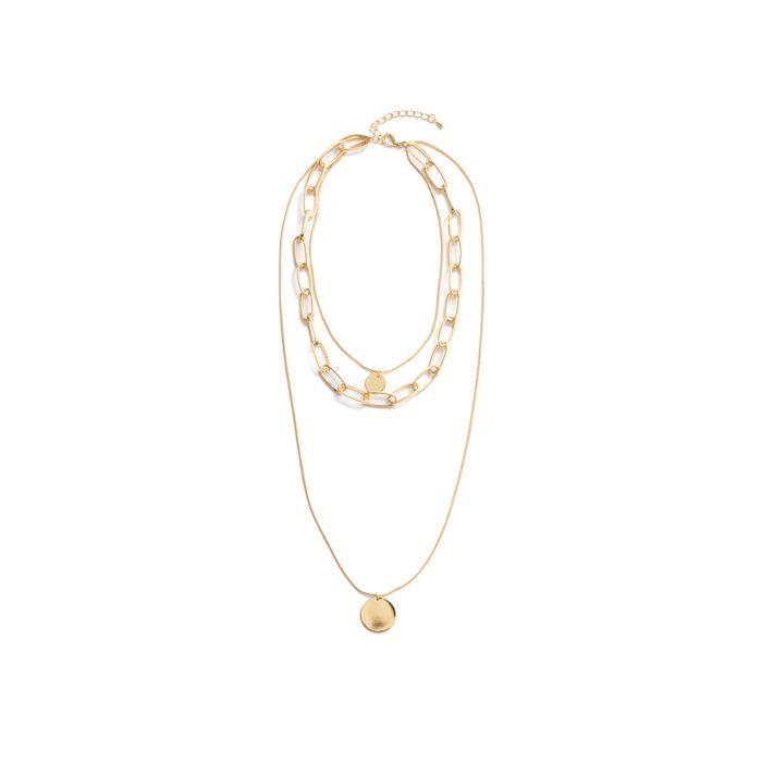 Collier - LUXENTER - Hanoi - Or jaune 18 carats - Alliage métallique - Fermoir mousqueton