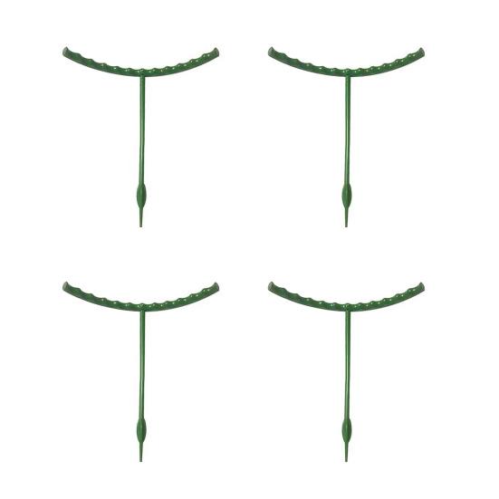 Plant Support Stakes Stackable Half Round Plant Stakes Easy Assembly Stake Trellis Plant Cages for Indoor Outdoor Tomato Monstera Climbing Plants